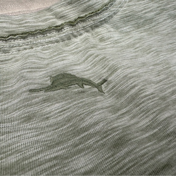 Tommy Bahama Fray Day Harbor IslandZone V-Neck in Dusty Thyme Stlye No. ST225346 - Picture 7 of 11